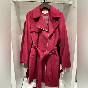 NWT - Michael Kors - Wool Blend Belted Coat